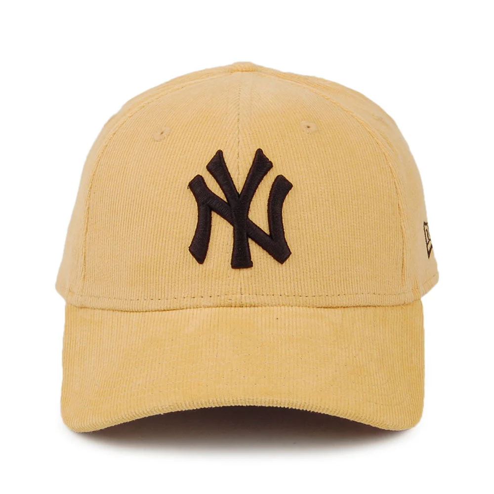 New Era 9FORTY New York Yankees Baseball Cap - MLB Corduroy - Gelb - Image 2