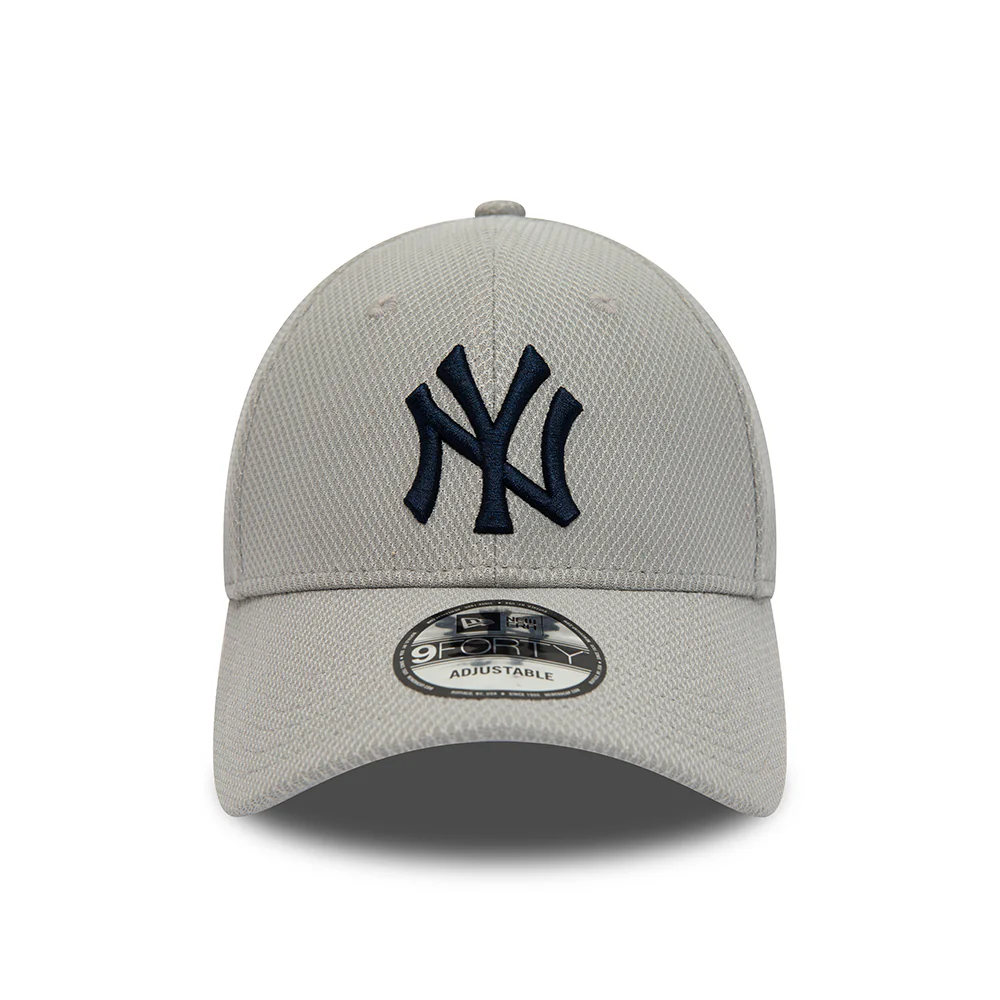 New Era 9FORTY New York Yankees Baseball Cap - MLB Diamond Era Essential - Graphitgrau-Marineblau - Image 2
