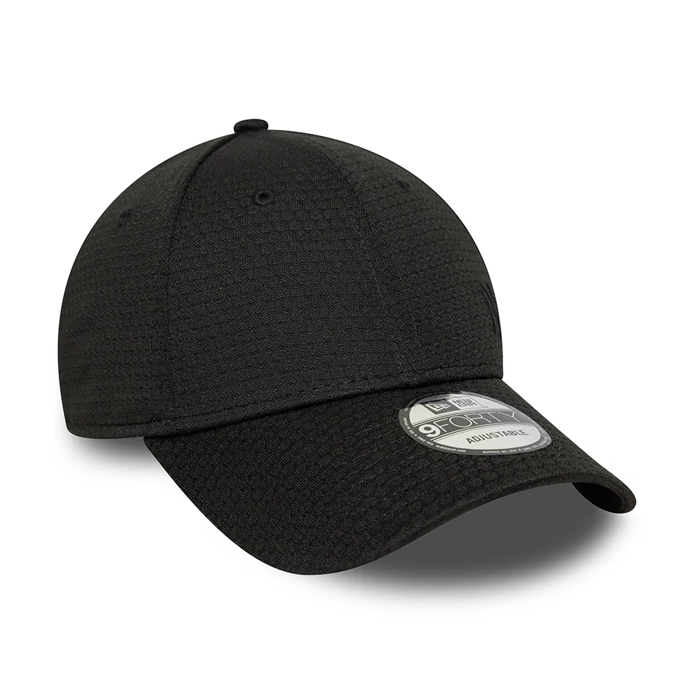 New Era 9FORTY New York Yankees Baseball Cap - MLB Flawless Mesh - Schwarz auf Schwarz - Image 3
