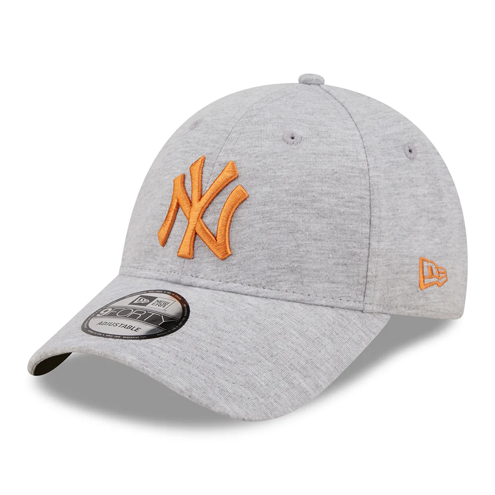 New Era 9FORTY New York Yankees Baseball Cap - MLB Jersey Essential - Grau Meliert-Gold
