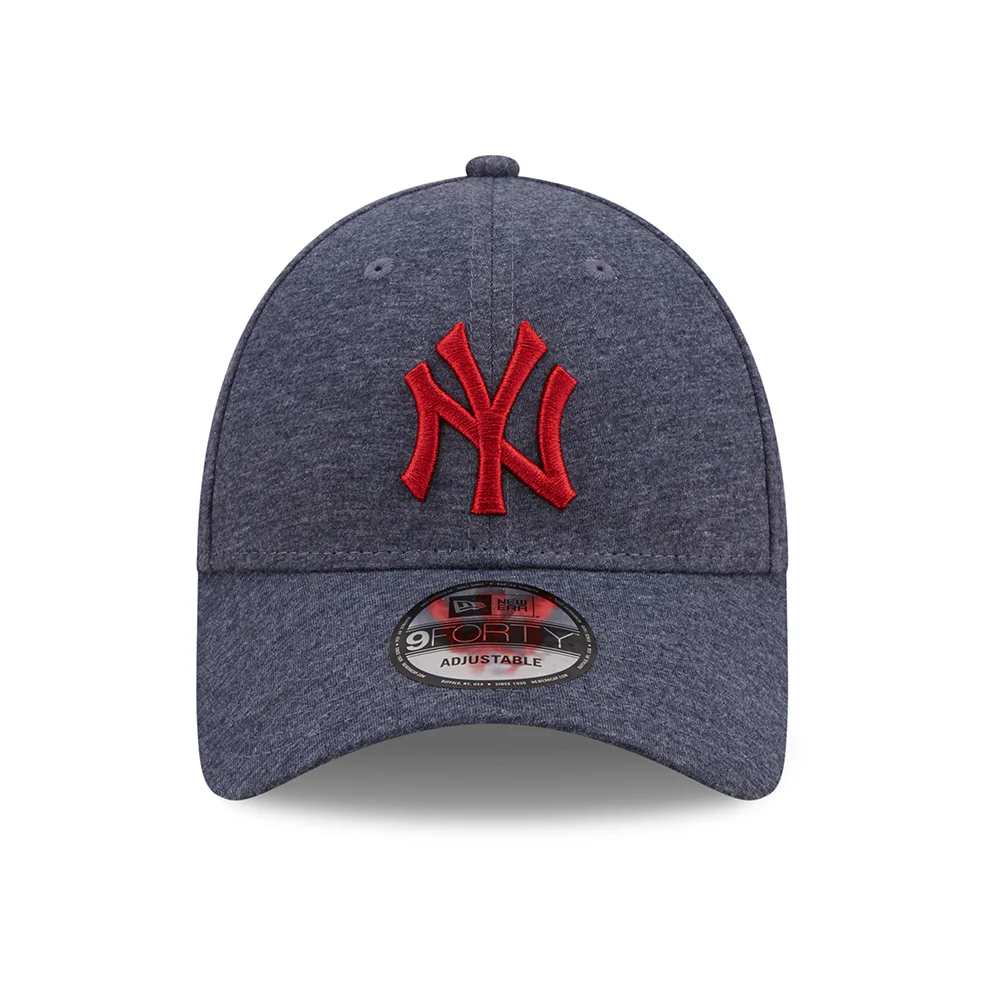 New Era 9FORTY New York Yankees Baseball Cap - MLB Jersey Essential - Marineblau Meliert-Rot - Image 2