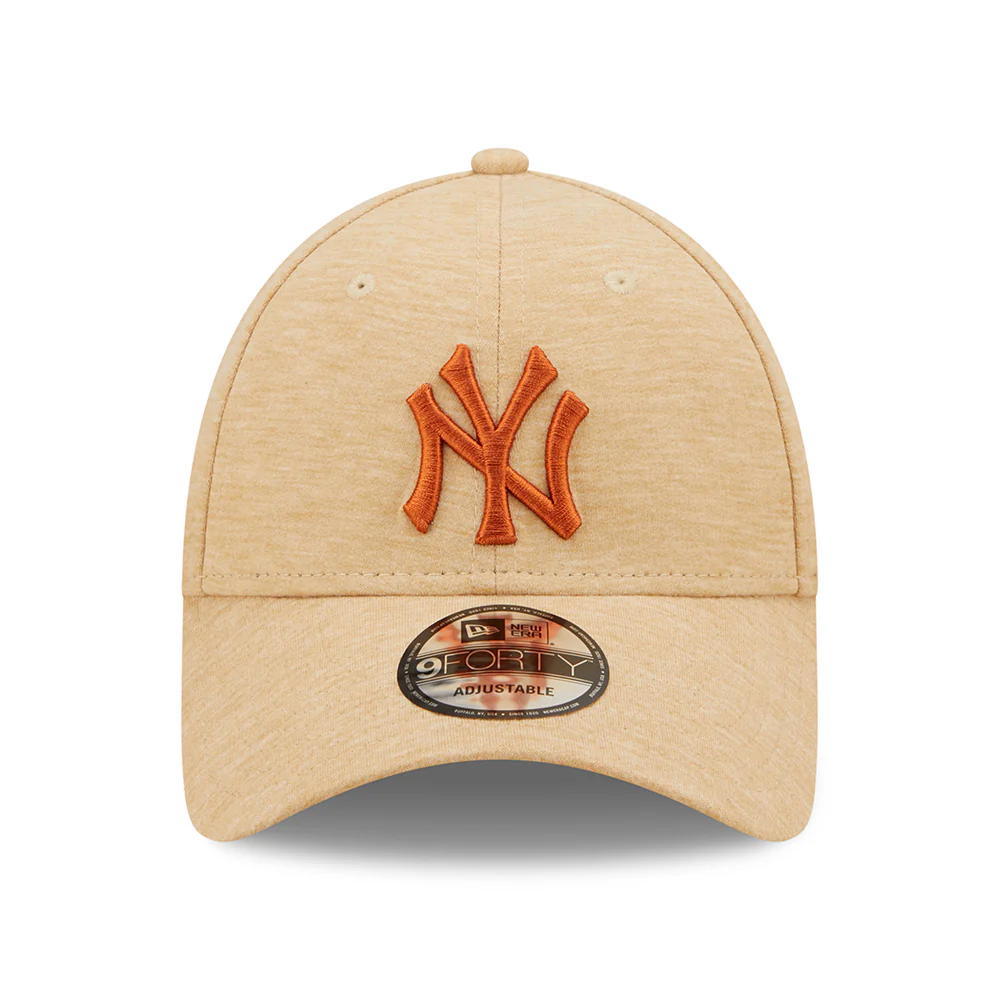 New Era 9FORTY New York Yankees Baseball Cap - MLB Jersey Essential - Steingrau-Verbranntes Orange - Image 2