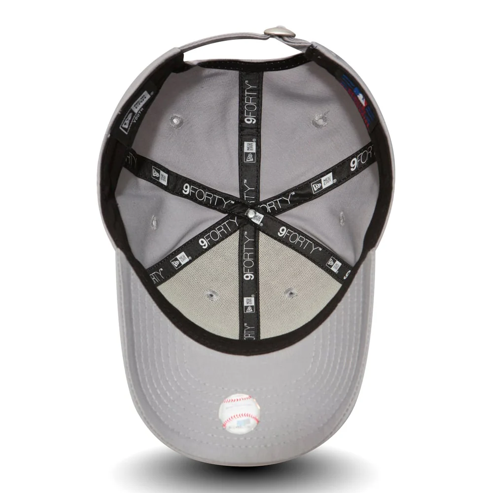 New Era Kinder 9FORTY New York Yankees Baseball Cap - MLB League Essential II - Grau - Image 4