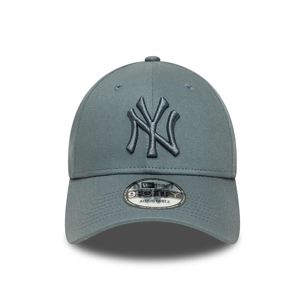 New Era 9FORTY New York Yankees Baseball Cap - MLB League Essential II - Blaugrau - Image 2
