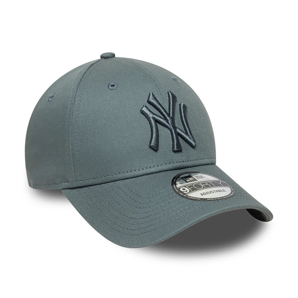 New Era 9FORTY New York Yankees Baseball Cap - MLB League Essential II - Blaugrau - Image 3