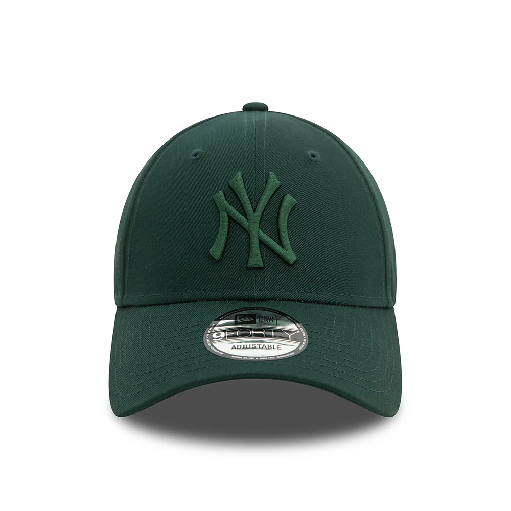 New Era 9FORTY New York Yankees Baseball Cap - MLB League Essential II - Dunkelgrün - Image 2