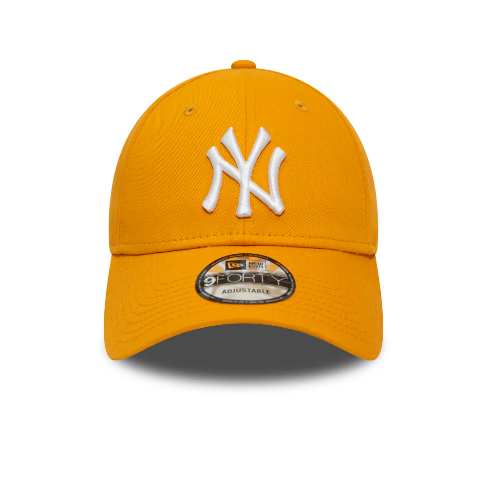 New Era 9FORTY II New York Yankees Baseball Cap - MLB League Essential - Gelb-Weiß - Image 2
