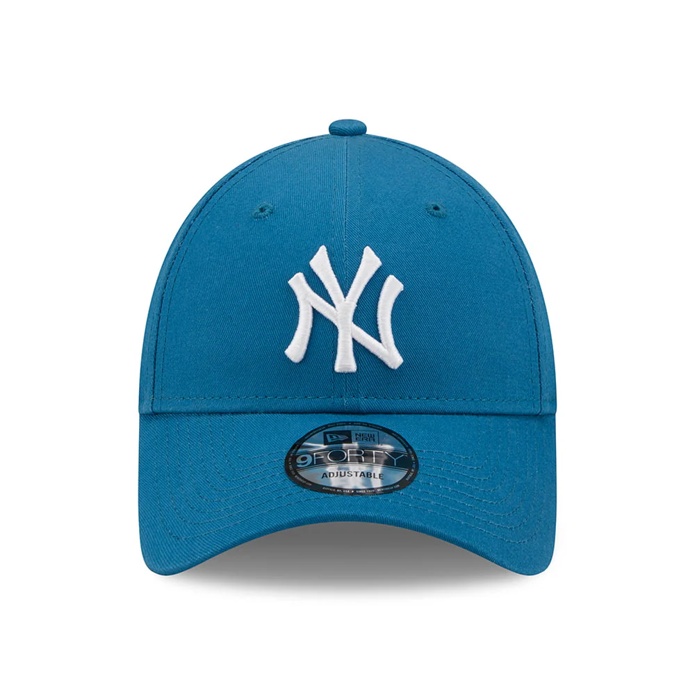 New Era 9FORTY II New York Yankees Baseball Cap - MLB League Essential - Petrol-Weiß - Image 2