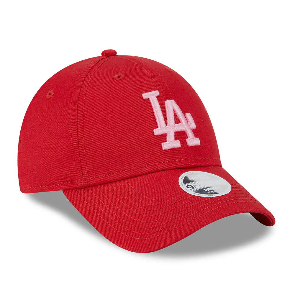 New Era Damen 9FORTY New York Yankees Baseball Cap - MLB League Essential - Scharlachrot-Rosé - Image 3