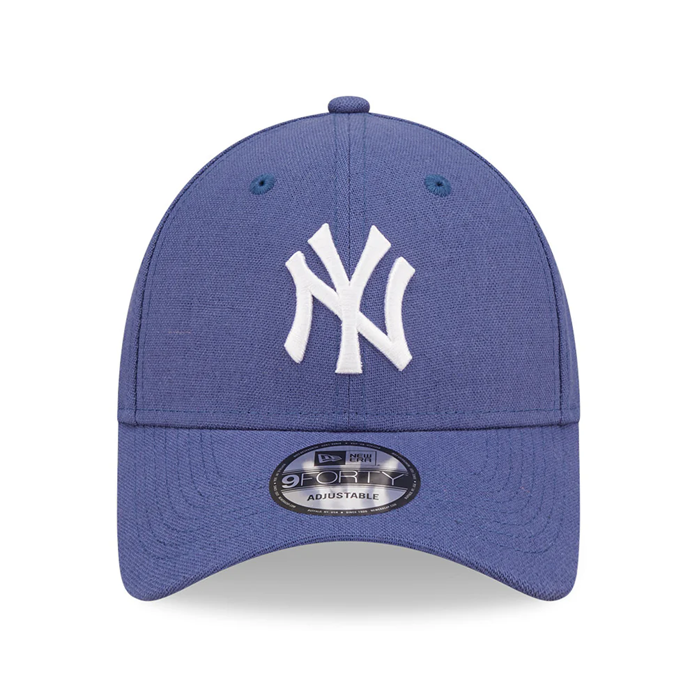 New Era 9FORTY New York Yankees Baseball Cap - MLB Linen - Blau-Weiß - Image 2