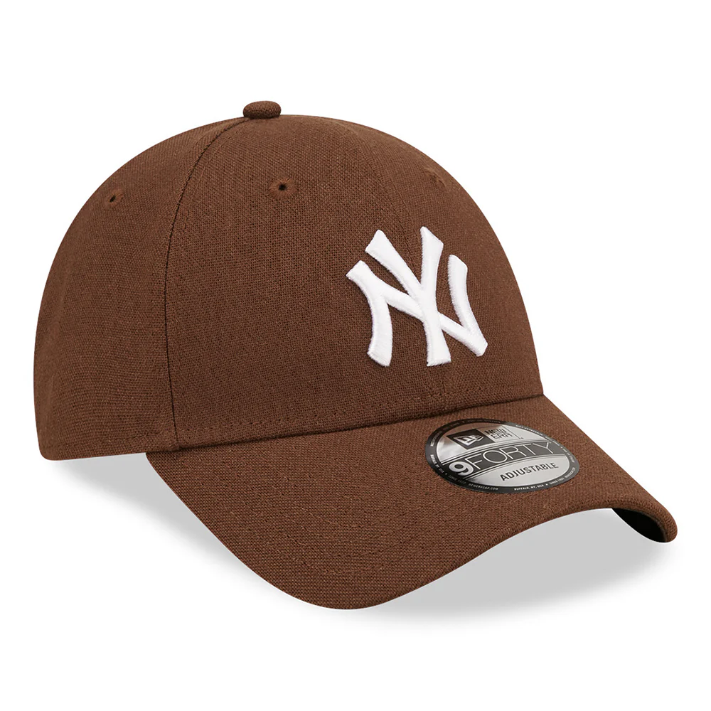 New Era 9FORTY New York Yankees Baseball Cap - MLB Linen - Rostrot-Weiß - Image 3