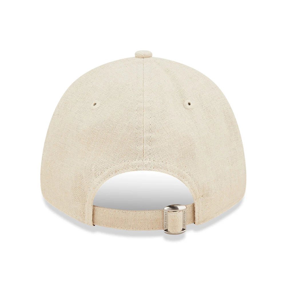 New Era 9FORTY New York Yankees Baseball Cap - MLB Linen - Steingrau-Weiß - Image 4