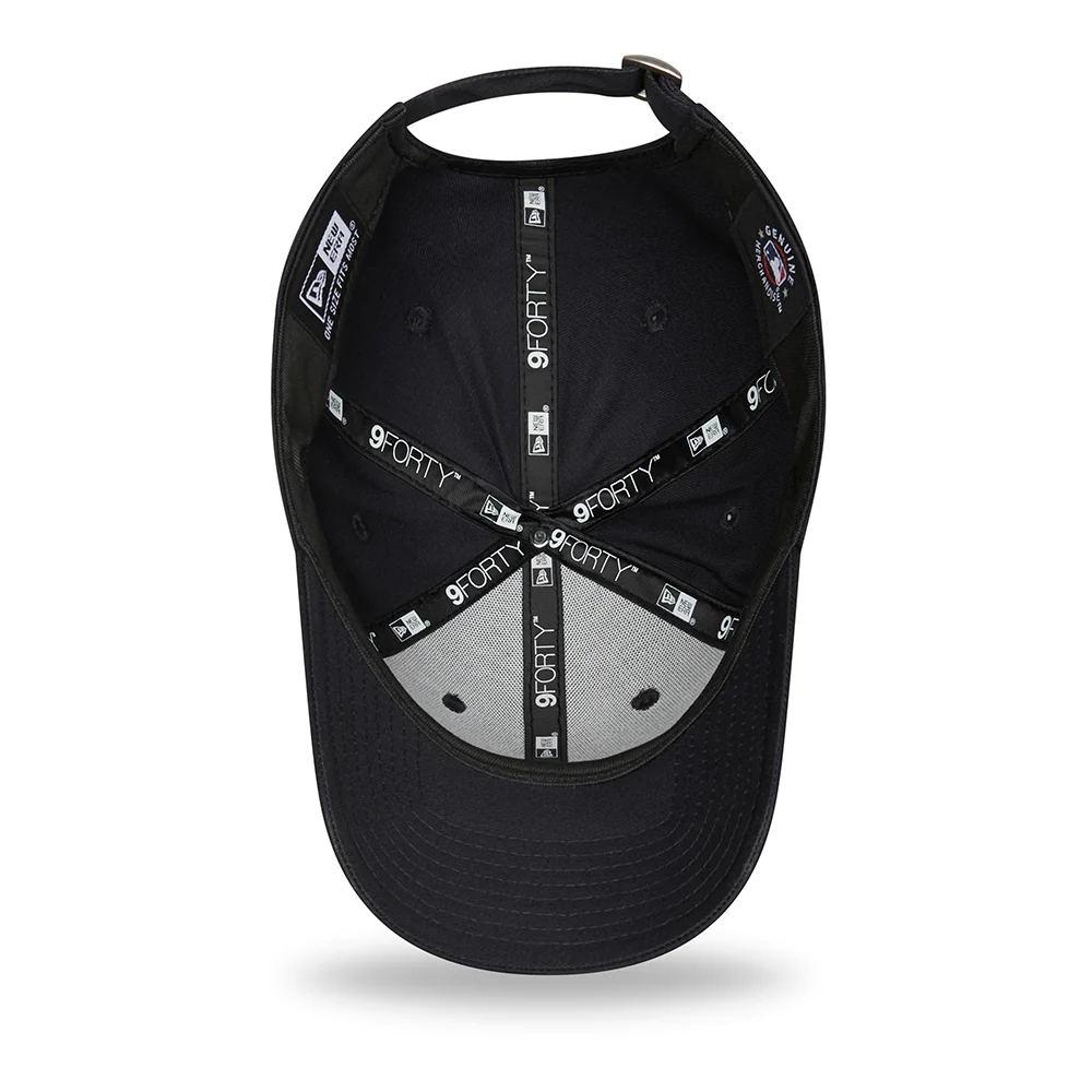 New Era 9FORTY New York Yankees Baseball Cap - MLB Marble Infill - Marineblau - Image 4