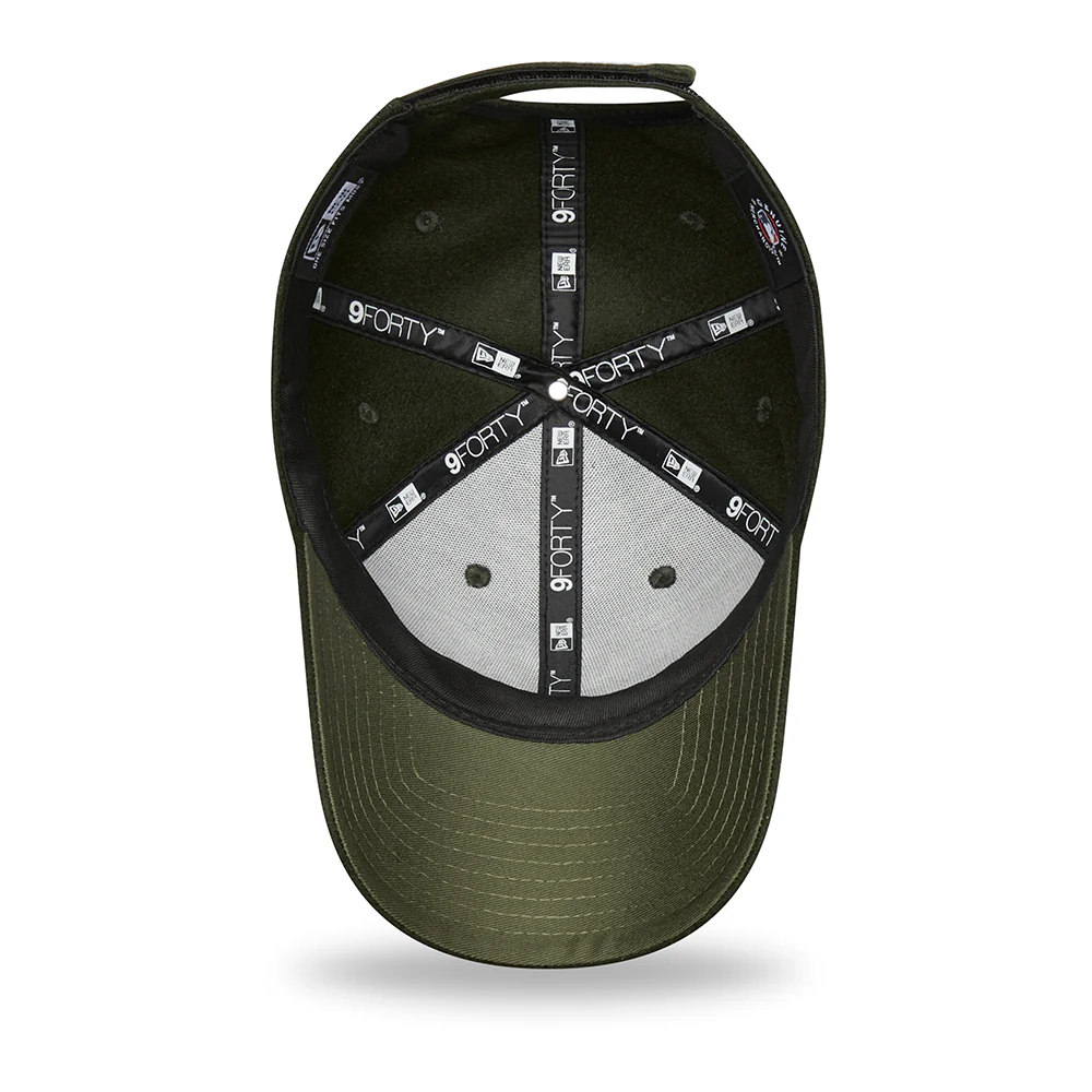 New Era 9FORTY New York Yankees Baseball Cap - MLB Melton The League - Dunkelgrün-Weiß - Image 5
