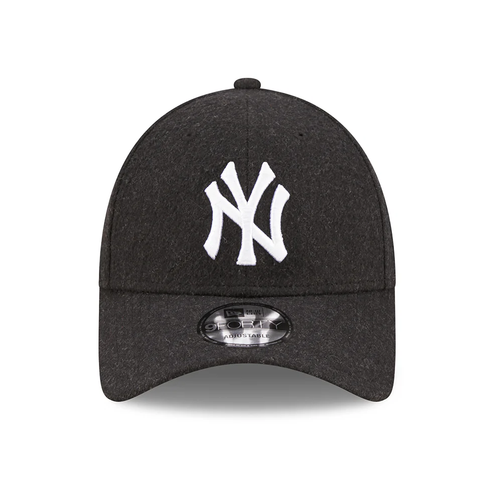 New Era 9FORTY New York Yankees Baseball Cap - MLB Melton The League - Schwarz-Weiß - Image 2