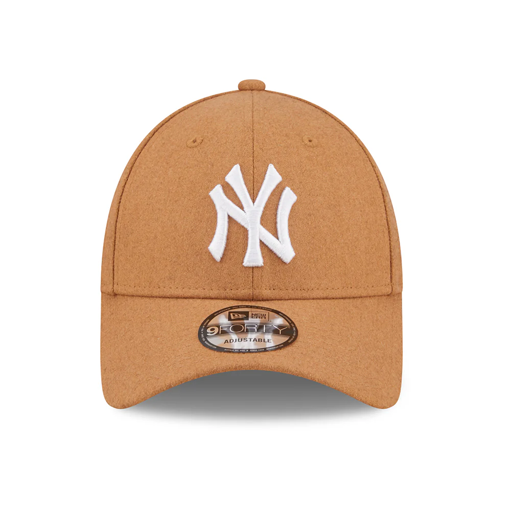 New Era 9FORTY New York Yankees Baseball Cap - MLB Melton The League - Weizen-Weiß - Image 2