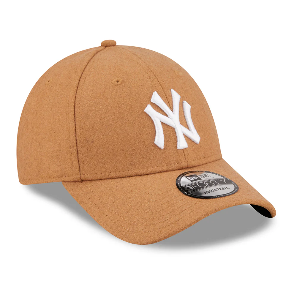 New Era 9FORTY New York Yankees Baseball Cap - MLB Melton The League - Weizen-Weiß - Image 3
