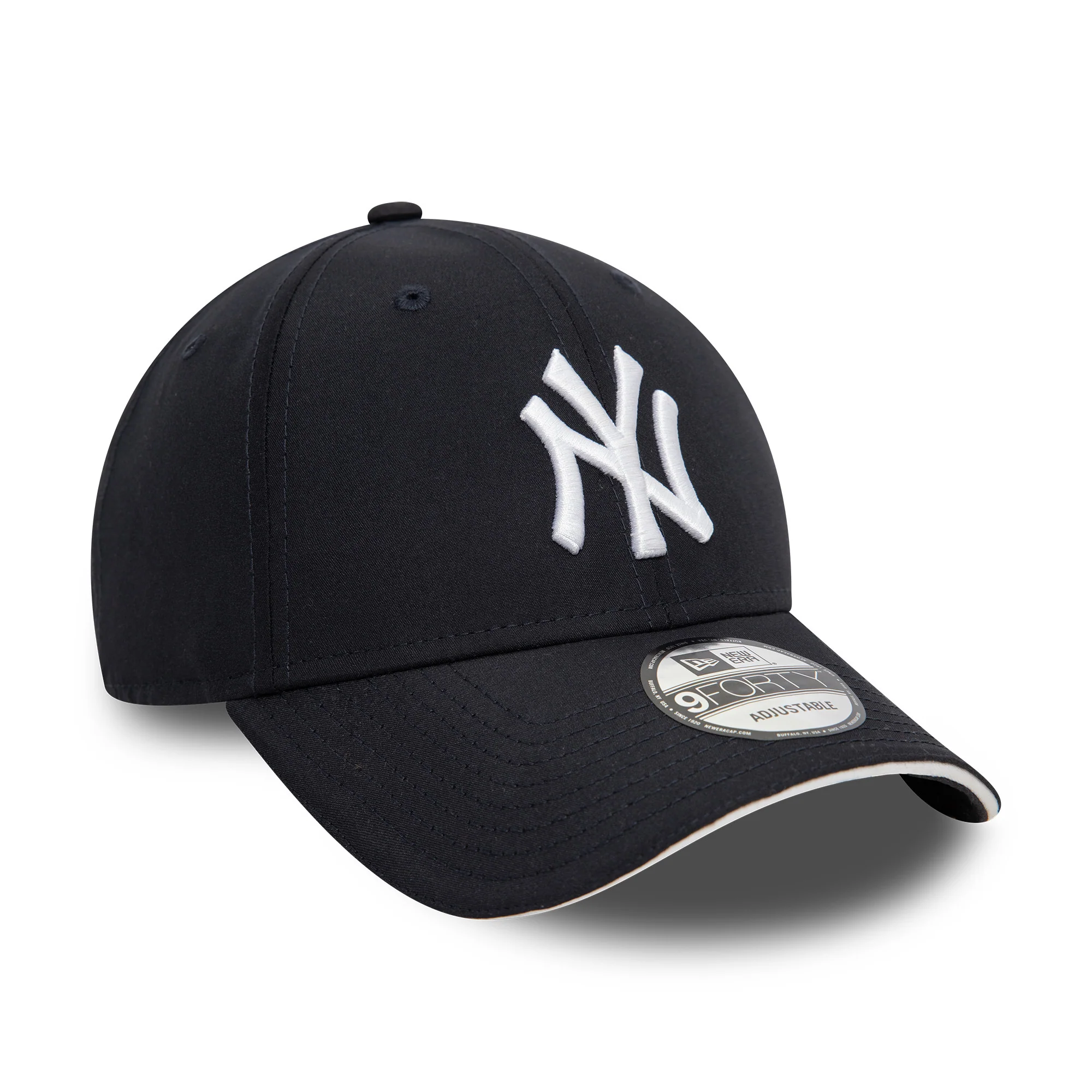 New Era 9FORTY New York Yankees Baseball Cap - MLB Microfibre - Marineblau-Weiß - Image 3