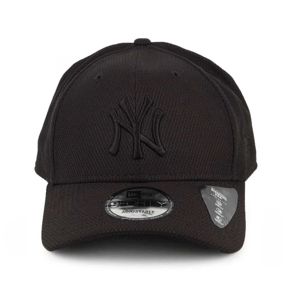 New Era 9FORTY New York Yankees Baseball Cap - MLB Mono Team Colour - Schwarz - Image 2