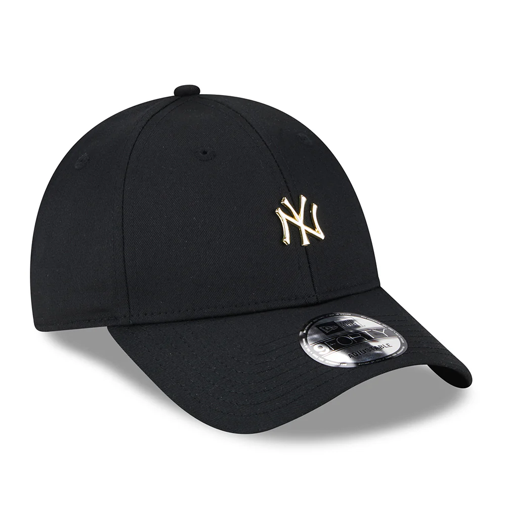 New Era 9FORTY New York Yankees Baseball Cap - MLB Pin - Schwarz - Image 3
