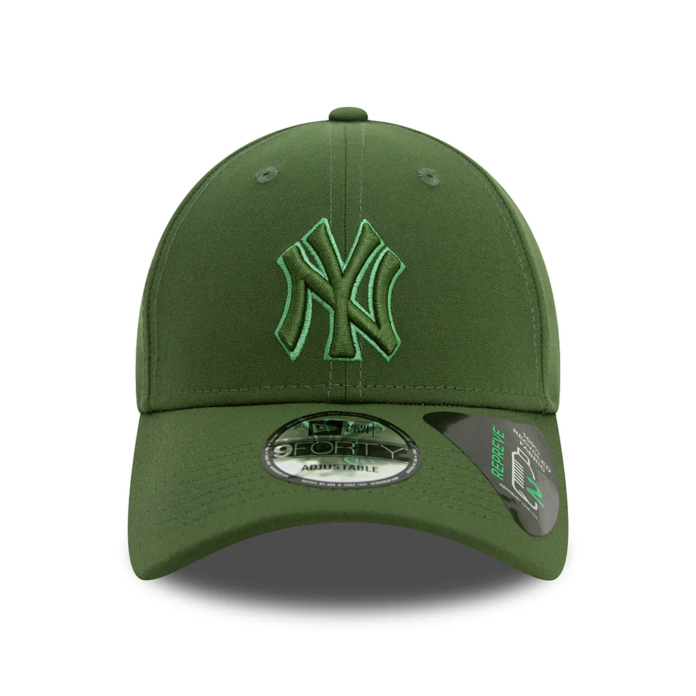 New Era 9FORTY New York Yankees Baseball Cap - MLB Repreve Outline - Olivgrün - Image 2
