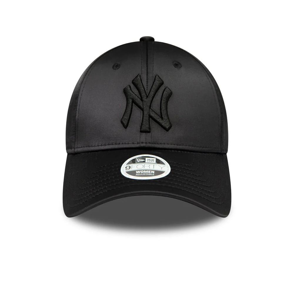 New Era 9FORTY New York Yankees Baseball Cap MLB Satin - Schwarz - Image 2