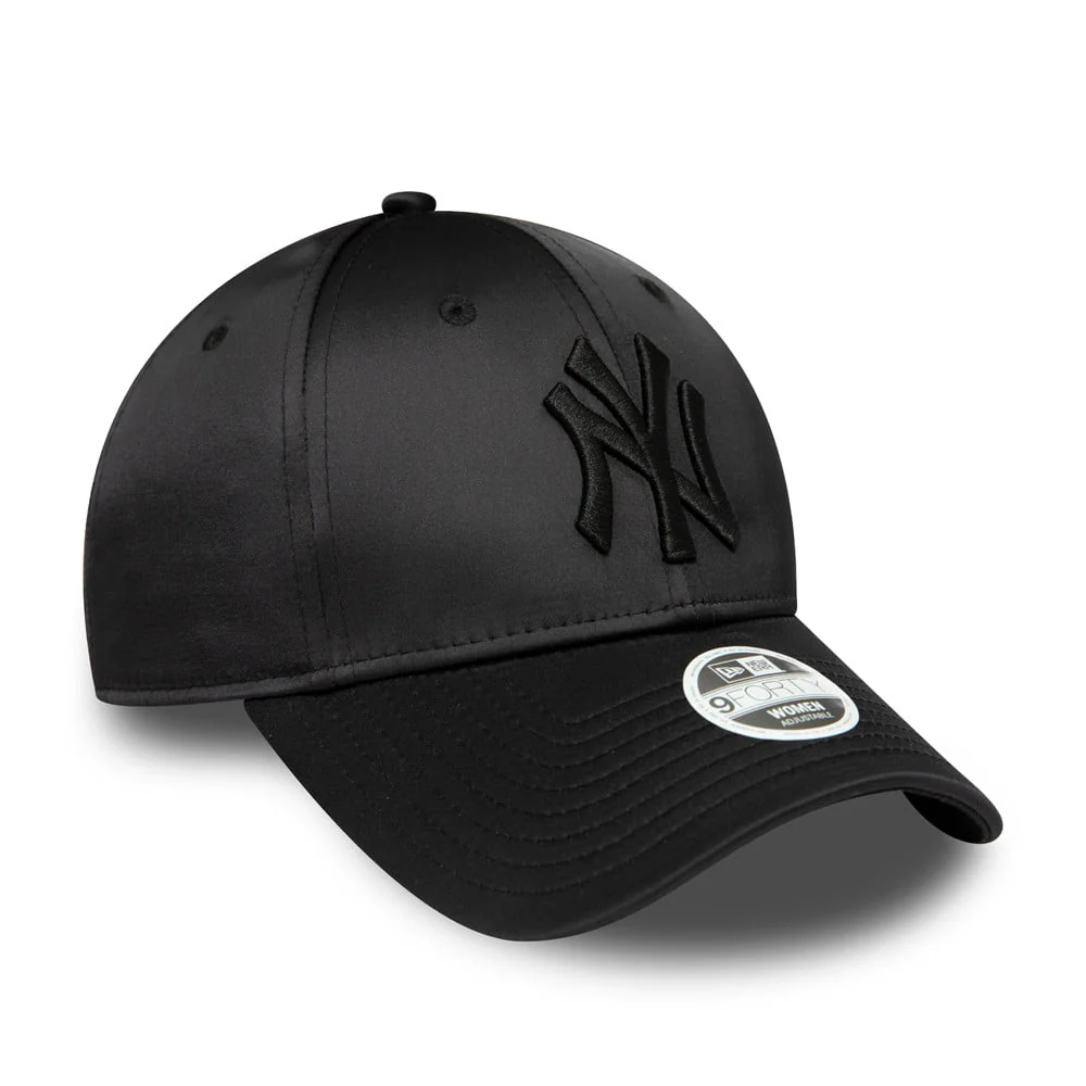New Era 9FORTY New York Yankees Baseball Cap MLB Satin - Schwarz - Image 3