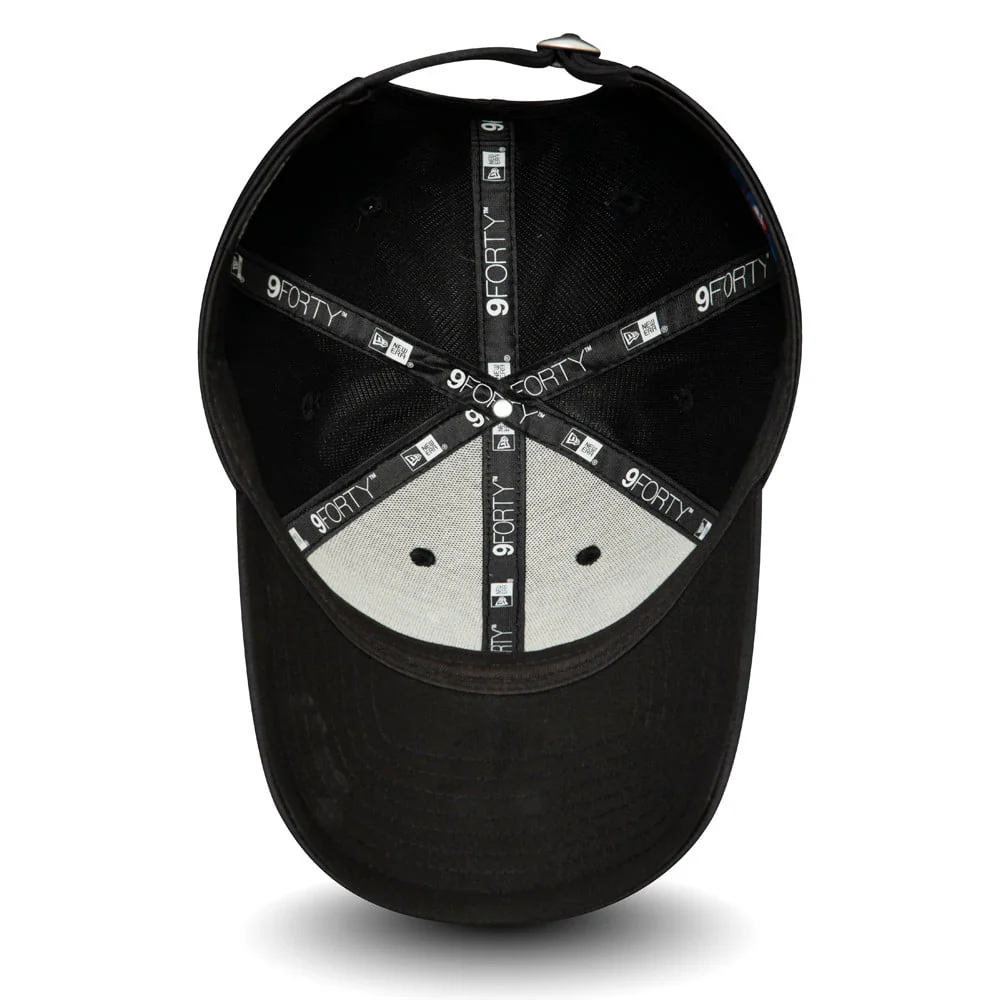 New Era 9FORTY New York Yankees Baseball Cap MLB Satin - Schwarz - Image 5