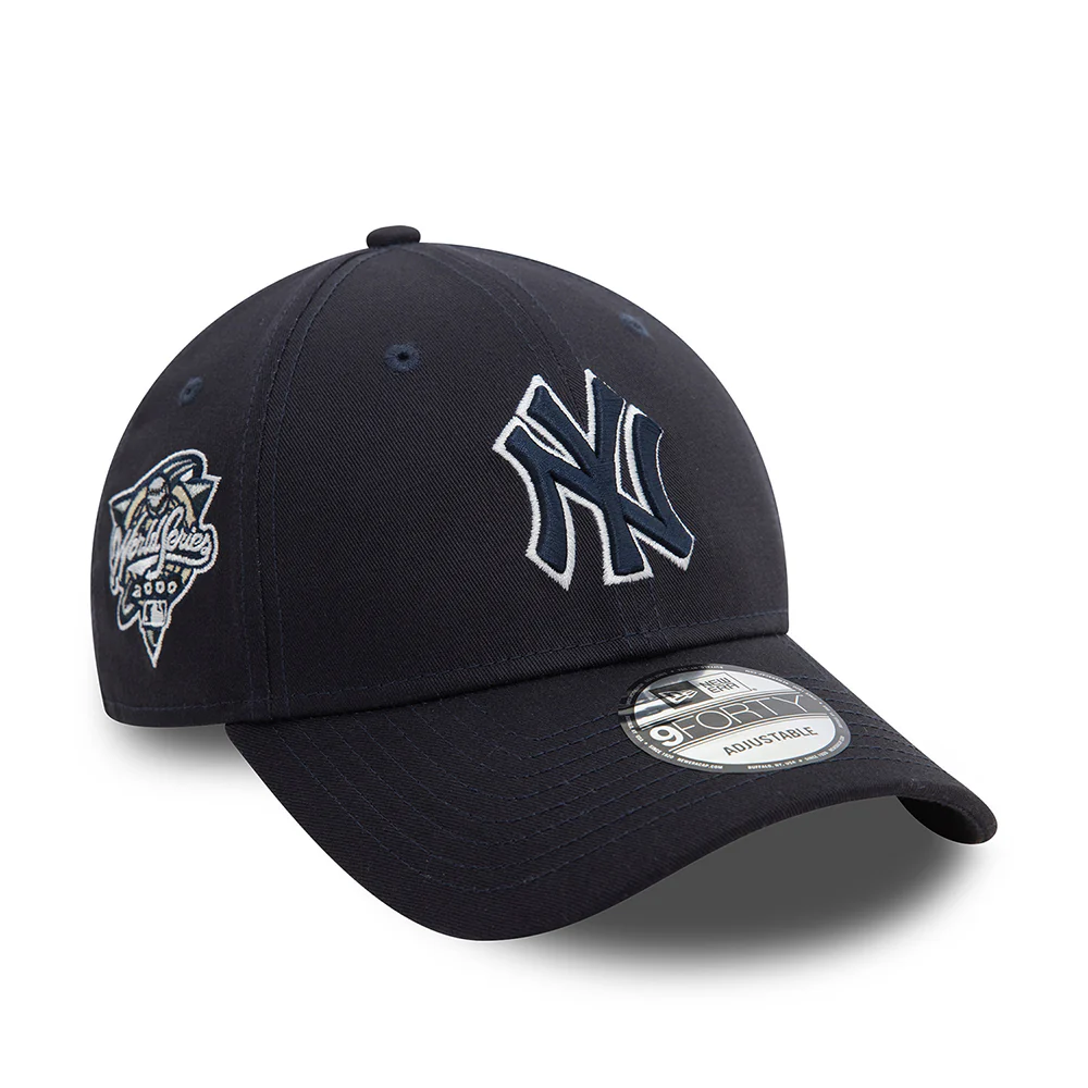 New Era 9FORTY New York Yankees Baseball Cap - MLB Seasonal World Series - Marineblau - Image 3
