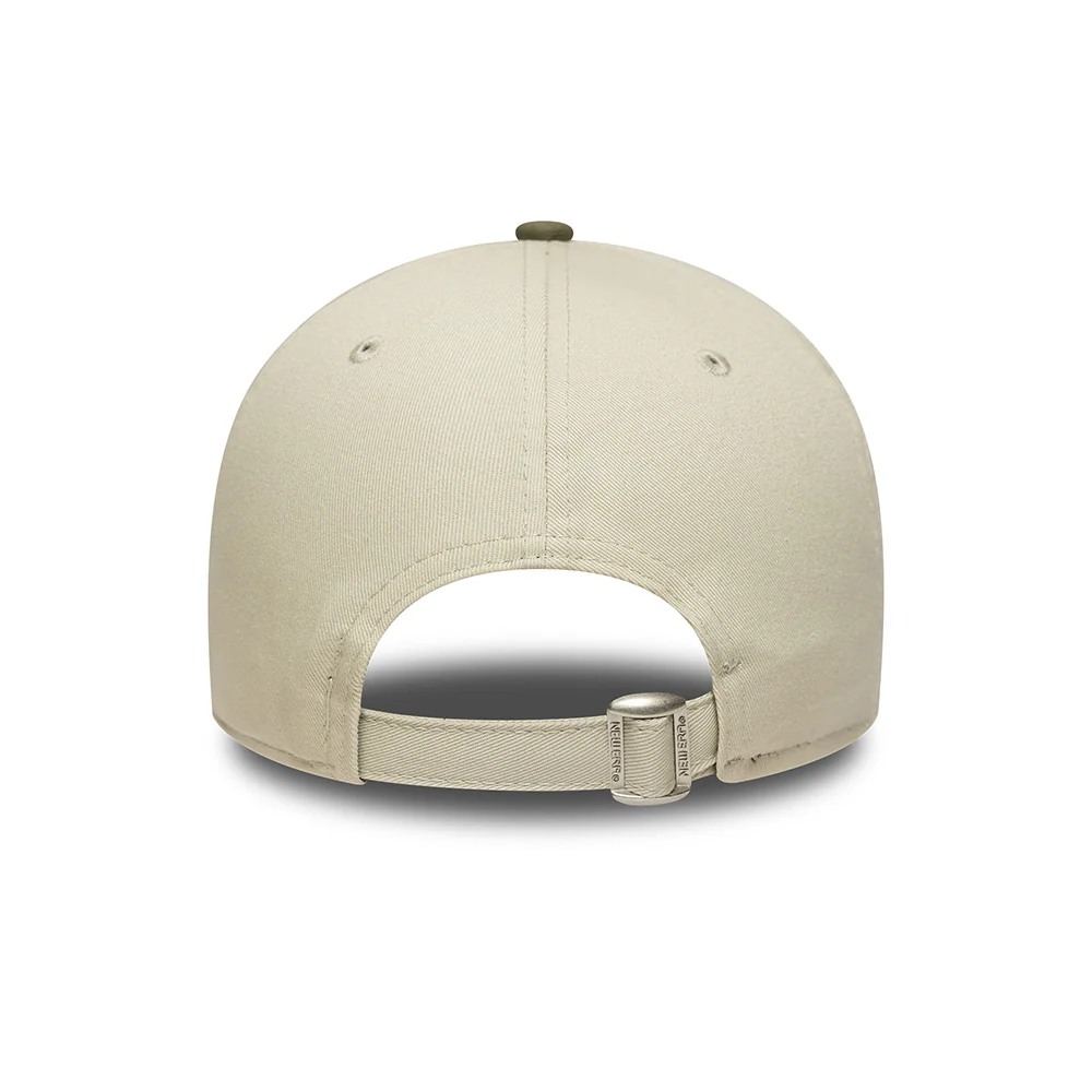 New Era 9FORTY New York Yankees Baseball Cap - MLB Side Patch - Steingrau-Olivgrün - Image 5