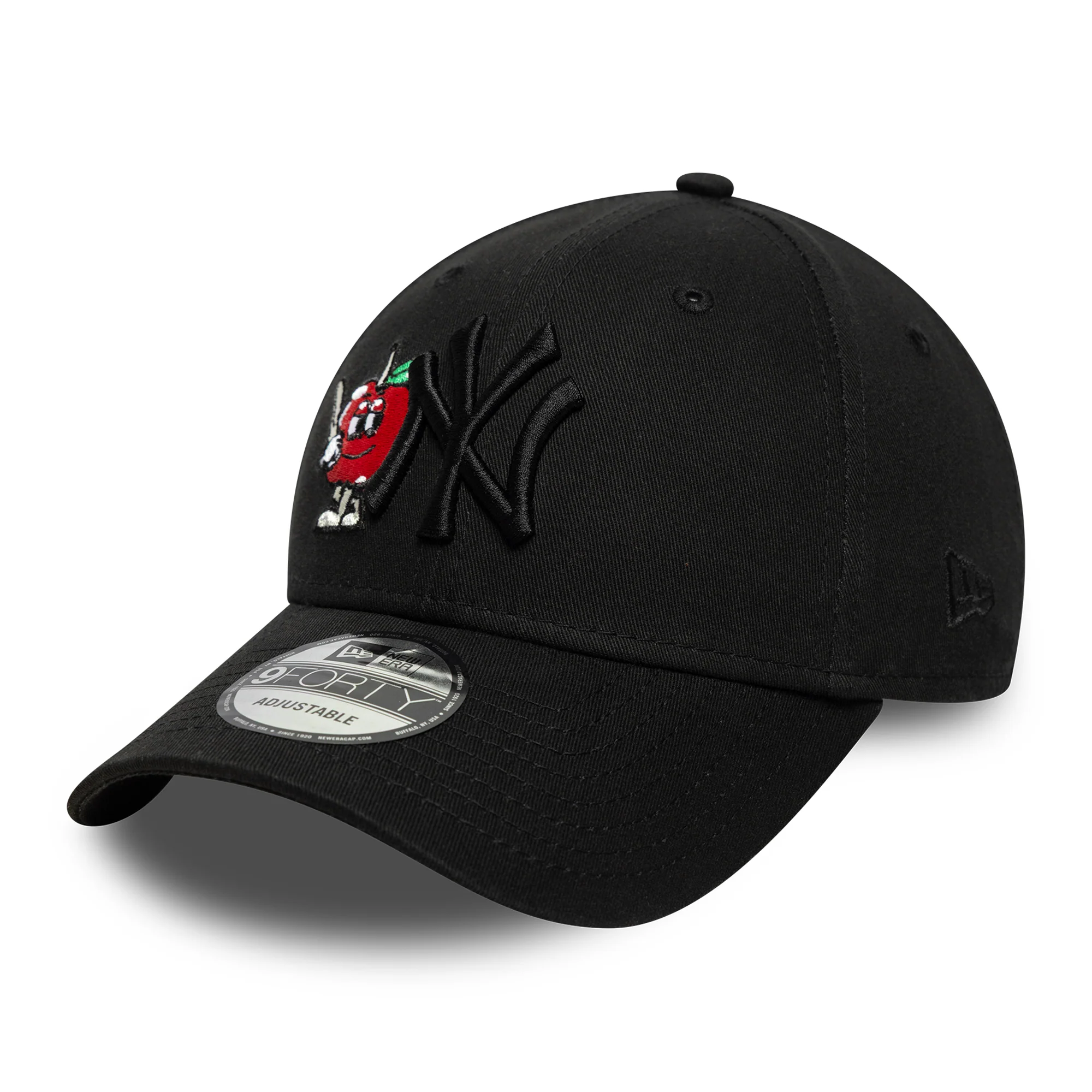 New Era 9FORTY New York Yankees Baseball Cap - MLB Tonal Icon - Schwarz