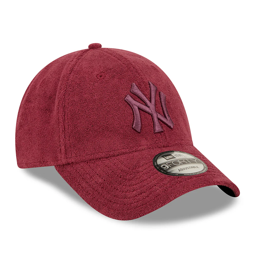 New Era 9FORTY New York Yankees Baseball Cap - MLB Towelling - Kastanienbraun - Image 3