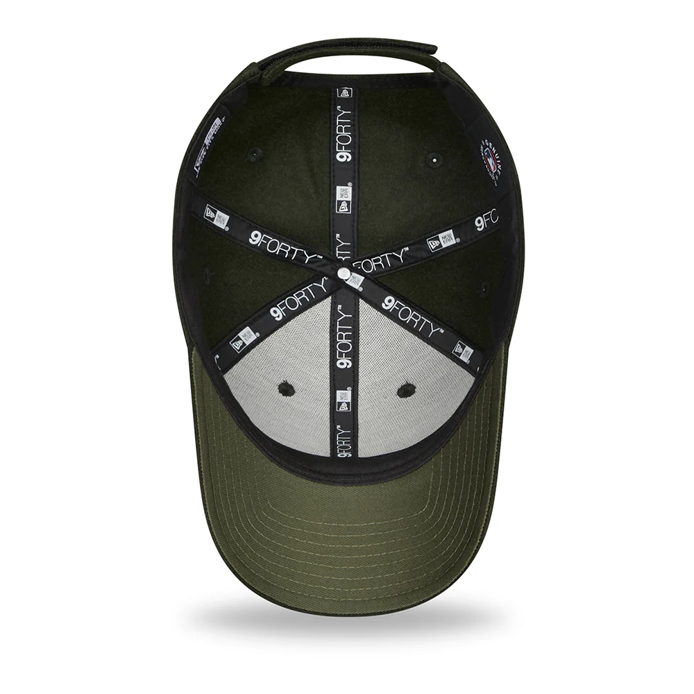 New Era 9FORTY New York Yankees Baseball Cap - MLB Winterized The League - Olivgrün - Image 5