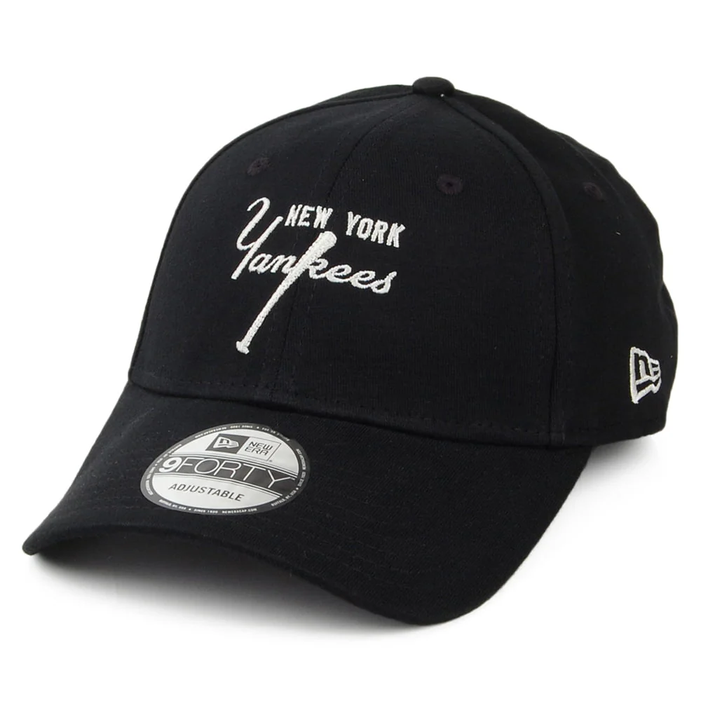 New Era 9FORTY New York Yankees Baseball Cap - Vintage MLB - Schwarz