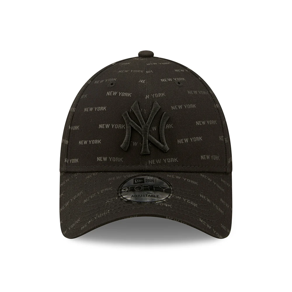 New Era 9FORTY New York Yankees Snapback Cap - MLB Monogram AOP - Schwarz - Image 2