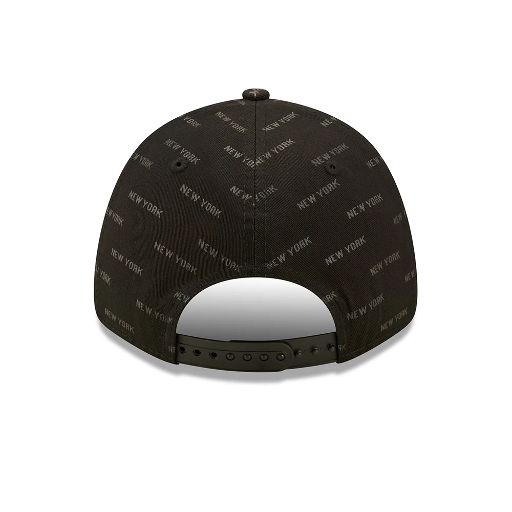 New Era 9FORTY New York Yankees Snapback Cap - MLB Monogram AOP - Schwarz - Image 4