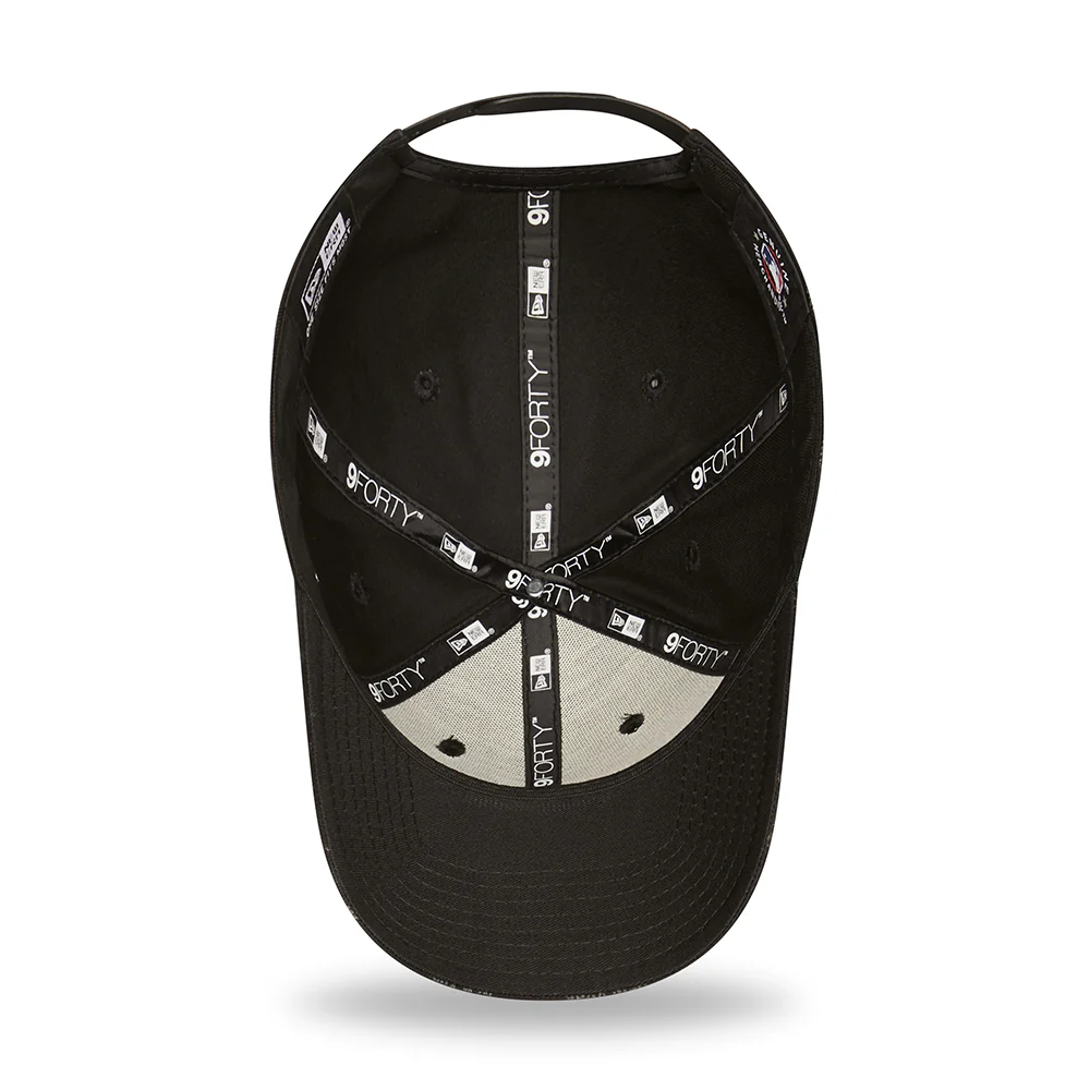 New Era 9FORTY New York Yankees Snapback Cap - MLB Monogram AOP - Schwarz - Image 5