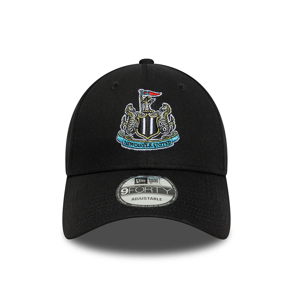 New Era 9FORTY Newcastle United FC Baseball Cap - Core - Schwarz - Image 2