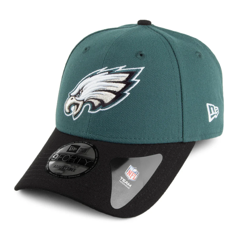 New Era 9FORTY Philadelphia Eagles Baseball Cap - The League - Grün-Schwarz