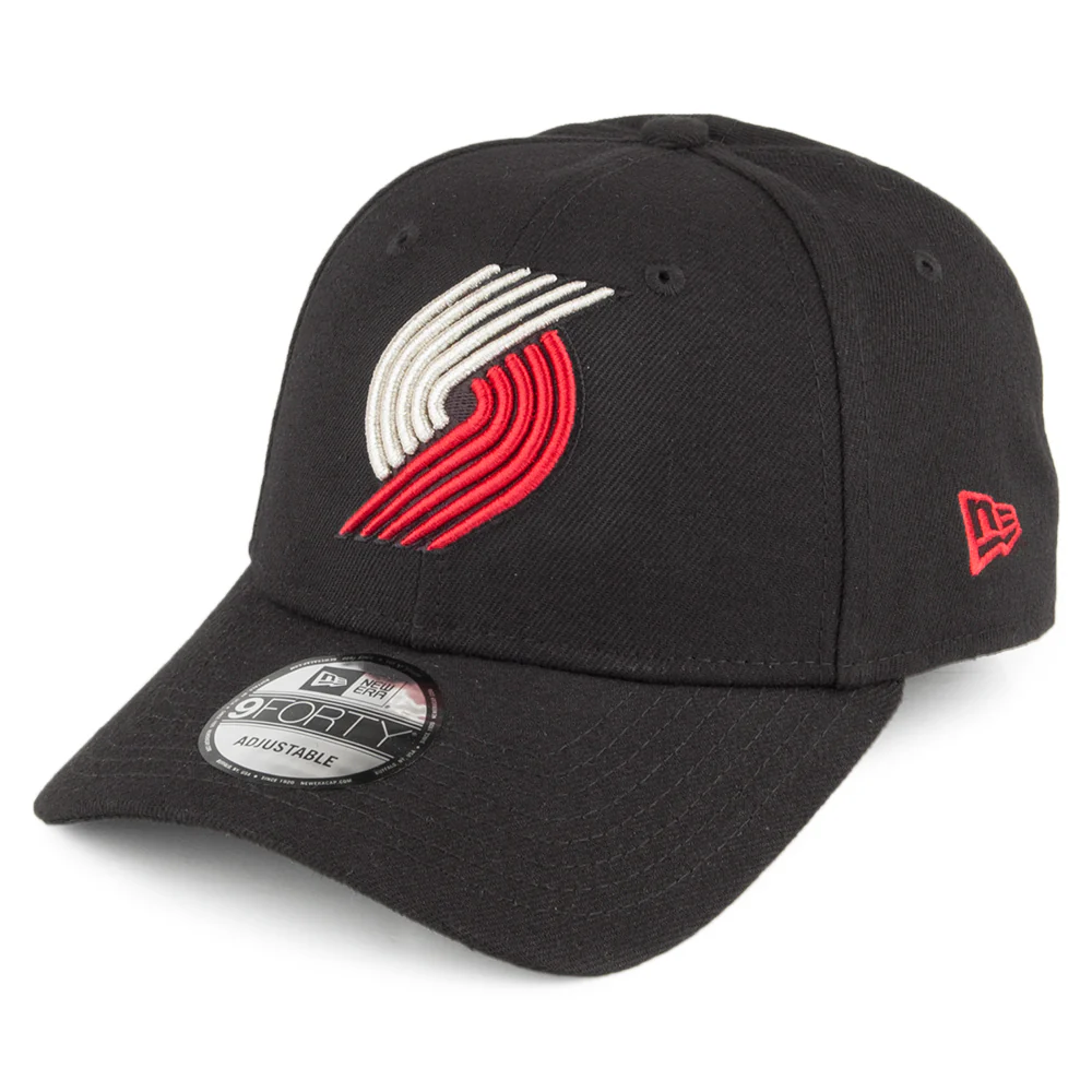 New Era 9FORTY Portland Trail Blazers Baseball Cap - NBA The League - Schwarz