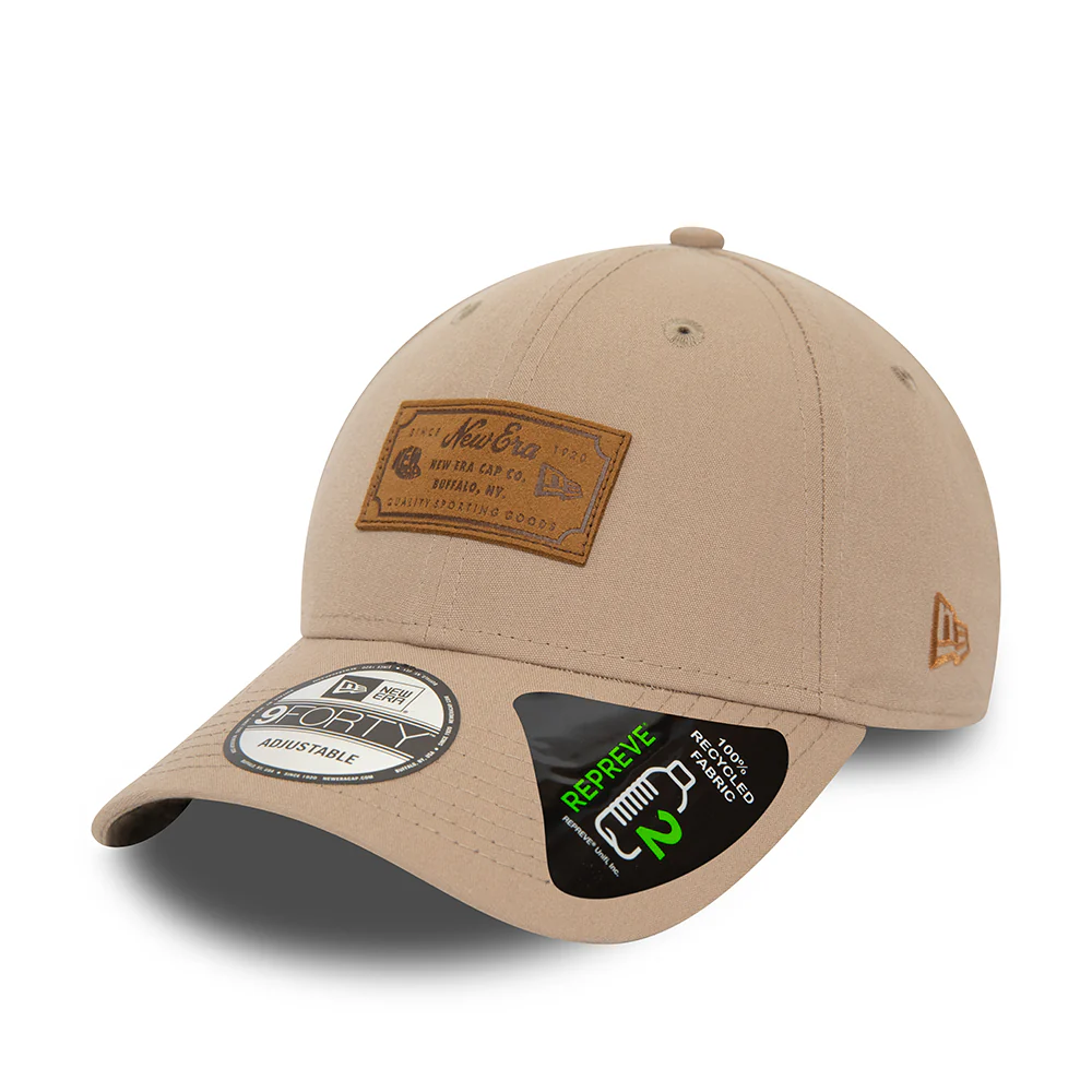New Era 9FORTY Repreve Baseball Cap - New World - Hellbraun