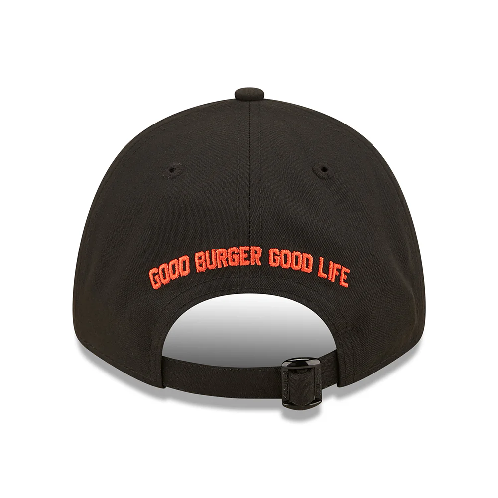 New Era 9FORTY Repreve Burger Baseball Cap - NE Food Icon - Schwarz - Image 4