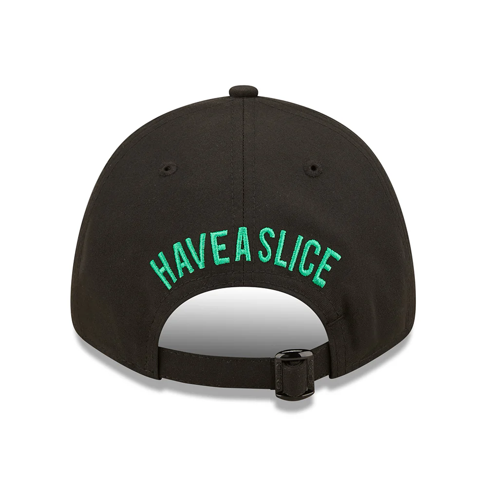 New Era 9FORTY Repreve Pizza Baseball Cap - NE Food Icon - Schwarz - Image 4