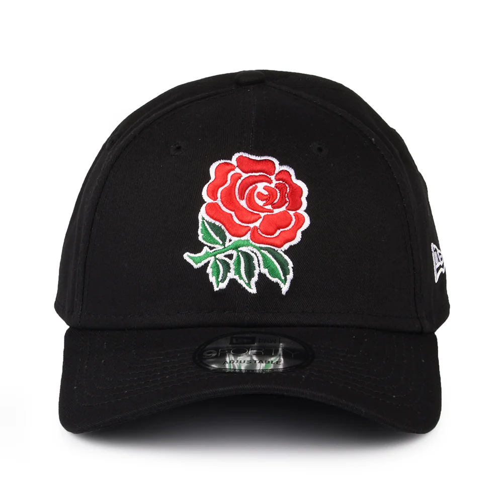 New Era 9FORTY Rugby Football Union Baseball Cap - Essential - Schwarz - Image 2