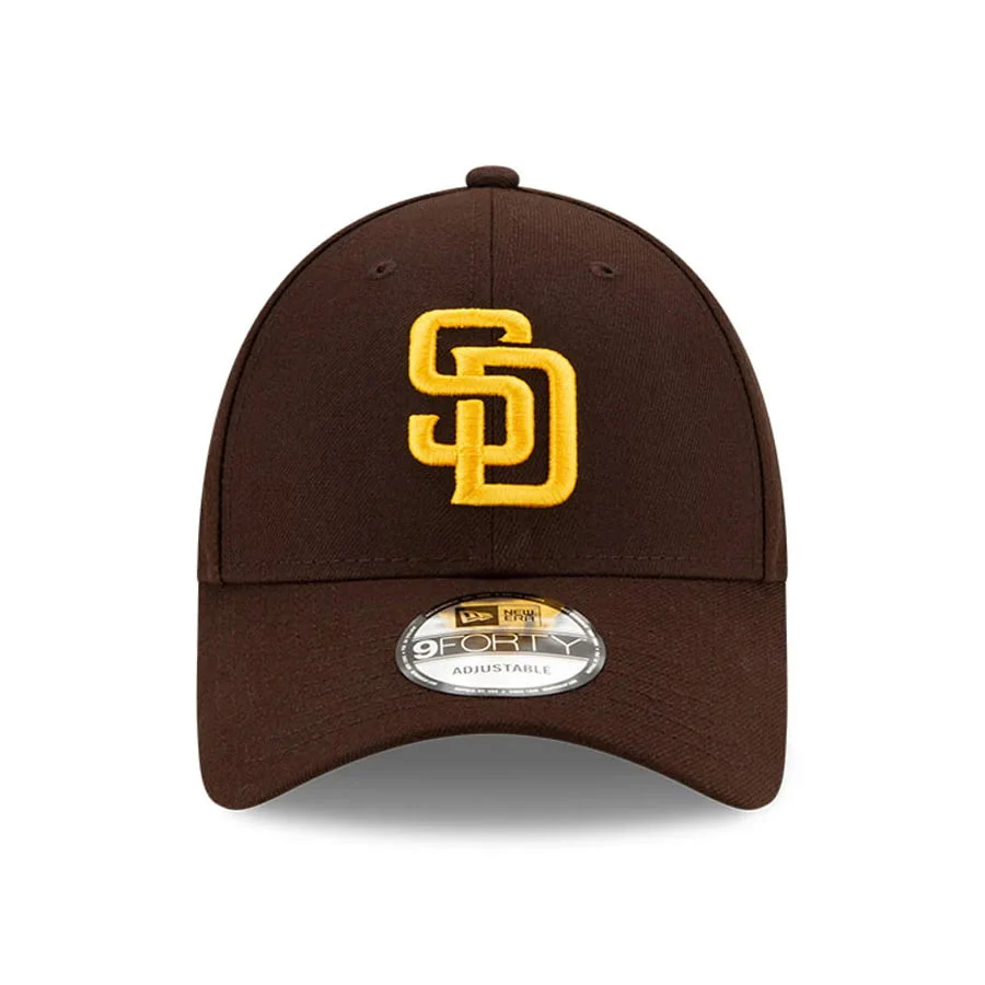 New Era 9FORTY San Diego Padres Baseball Cap MLB The League - Braun-Gold - Image 2