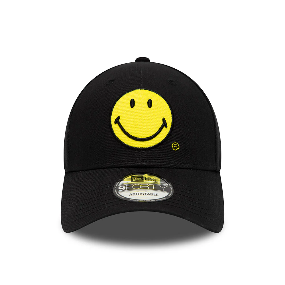 New Era 9FORTY Smiley Baseball Cap - Schwarz - Image 2