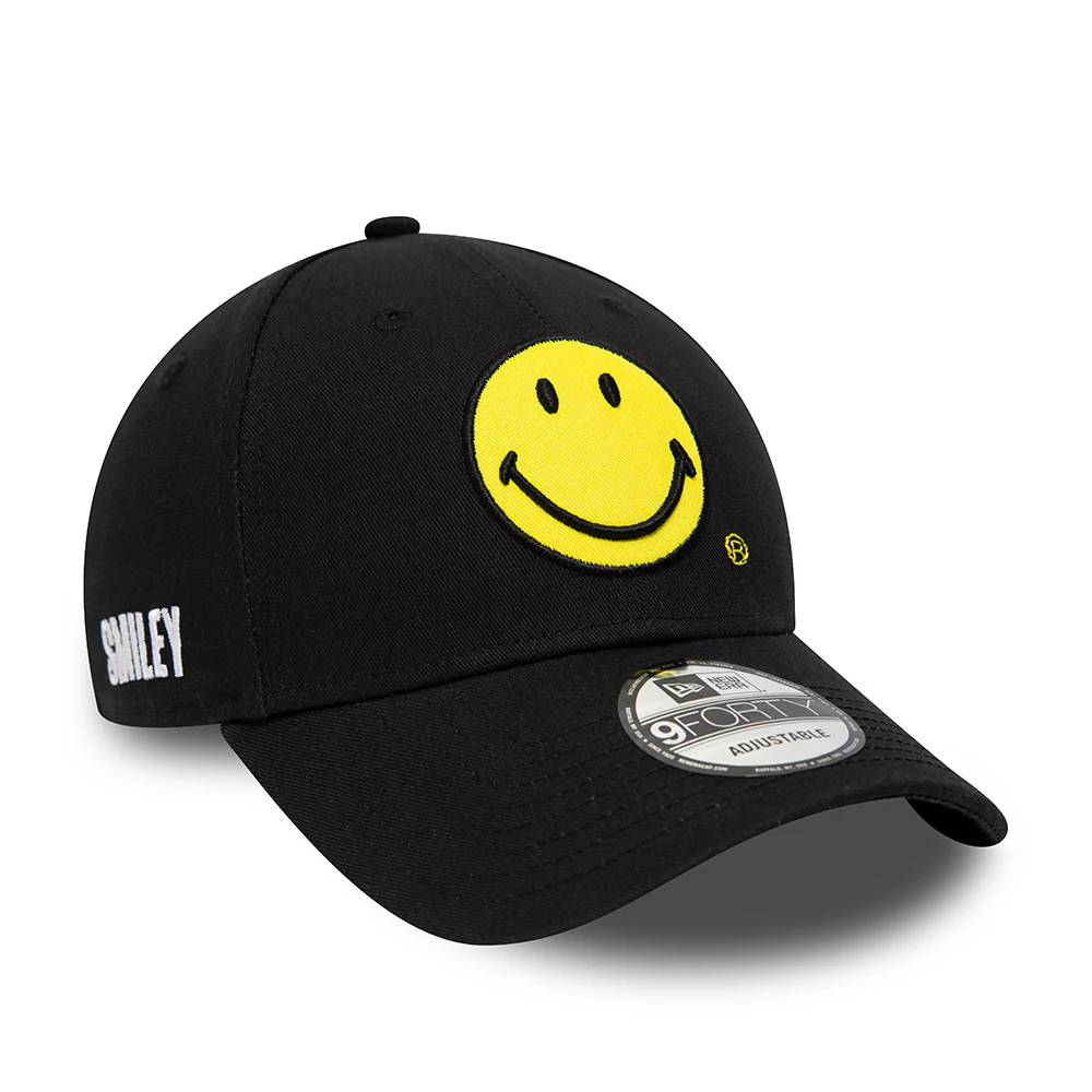 New Era 9FORTY Smiley Baseball Cap - Schwarz - Image 3