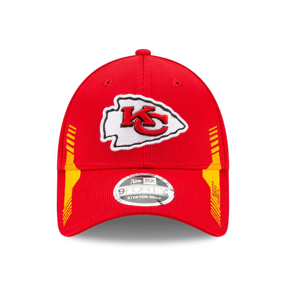 New Era 9FORTY Snap Kansas City Chiefs Baseball Cap - NFL Sideline Home - Rot-Gold - Image 2