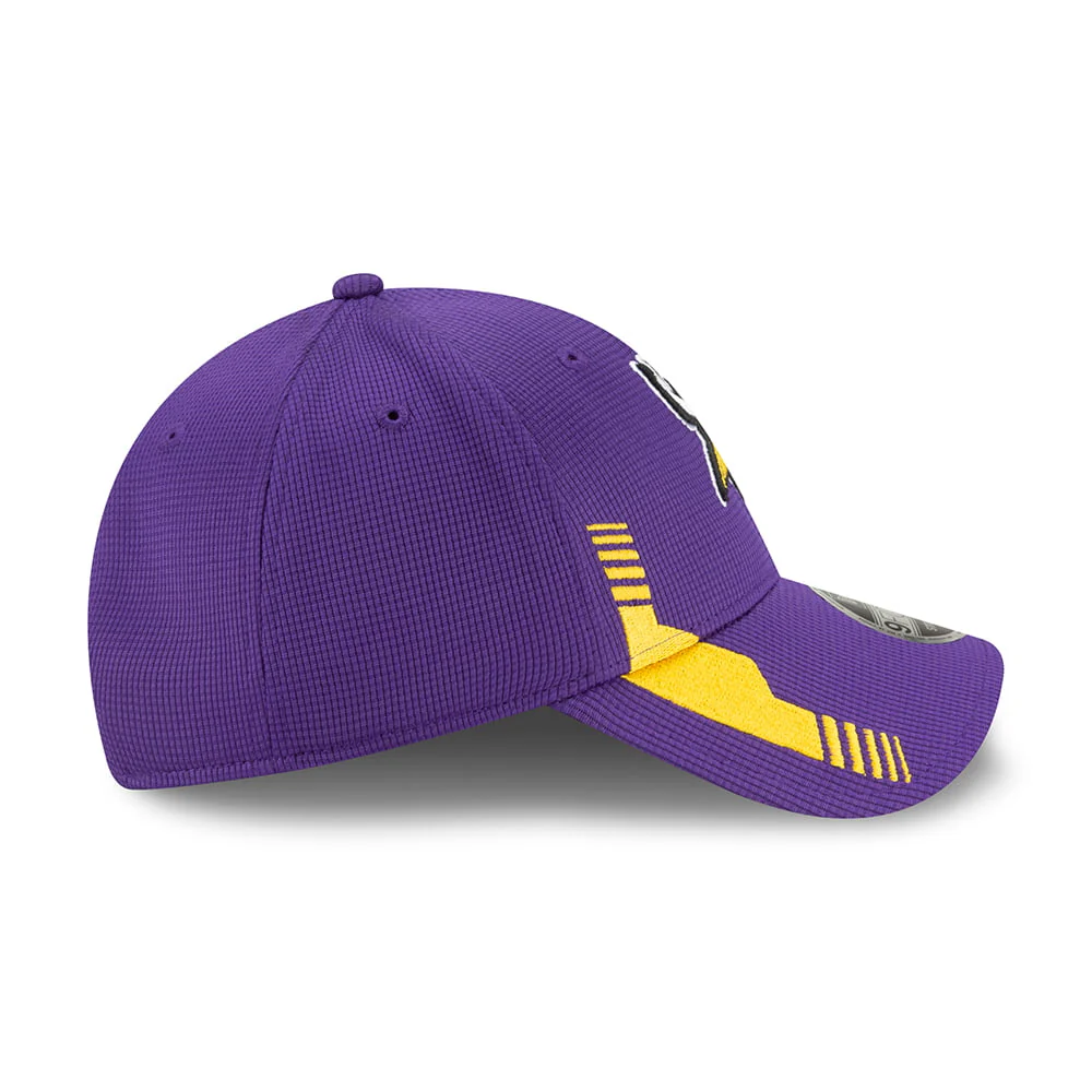 New Era 9FORTY Snap Minnesota Vikings Baseball Cap - NFL Sideline Home - Lila-Gold - Image 3