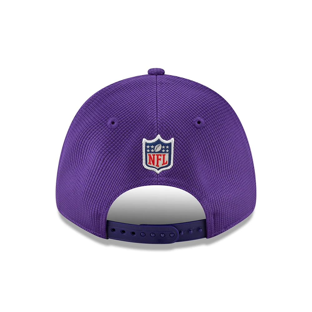 New Era 9FORTY Snap Minnesota Vikings Baseball Cap - NFL Sideline Home - Lila-Gold - Image 4